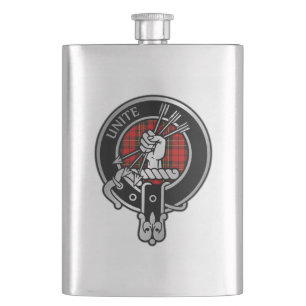 Clan Brodie Crest & Tartan Flask