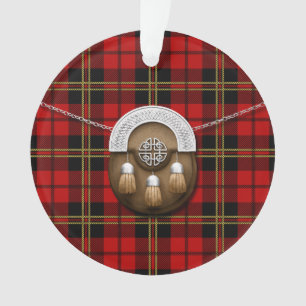 Clan Brodie Tartan And Sporran Ornament