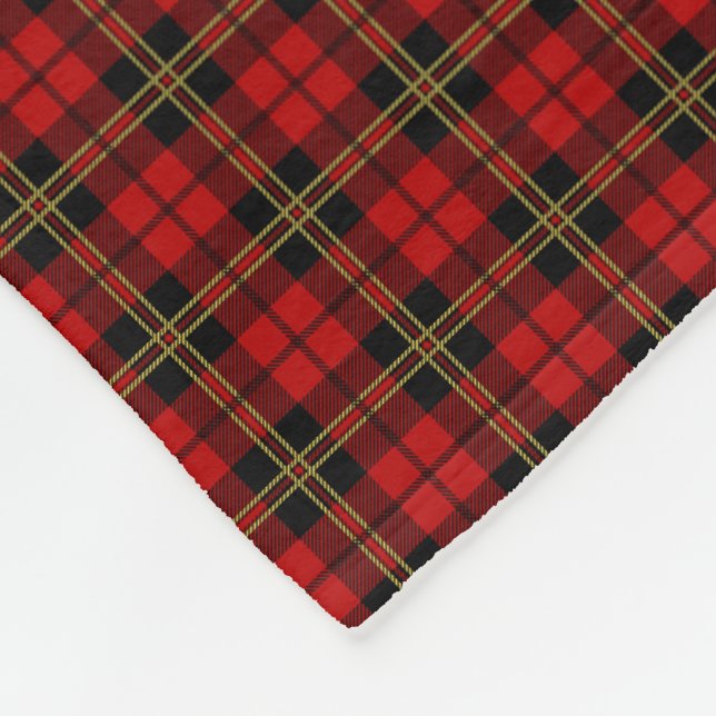Clan Brodie Tartan Fleece Blanket (Corner)
