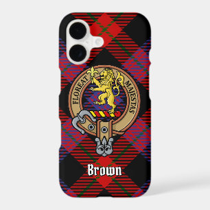 Clan Brown Crest sur Tartan