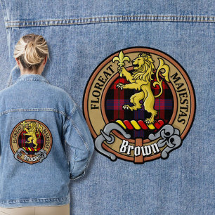 Clan Brown Crest sur Tartan