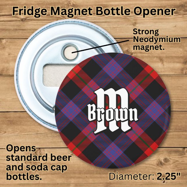 Clan Brown Tartan Bottle Opener (Creator Uploaded)