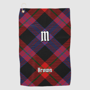 Clan Brown Tartan Golf Towel