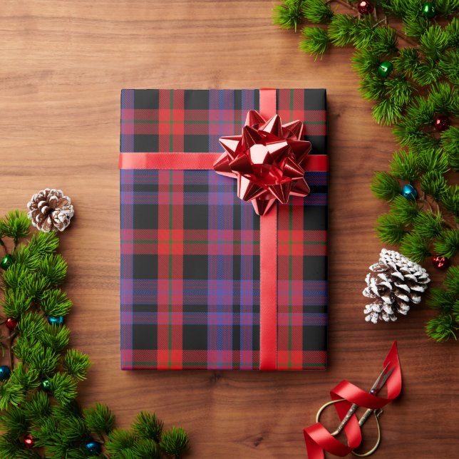 Clan Brown Tartan  Wrapping Paper (Holiday Gift)