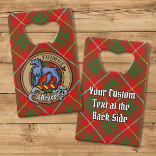 Clan Bruce Crest sur Tartan