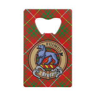 Clan Bruce Crest sur Tartan