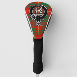 Clan Bruce Crest & Tartan Golf Head Cover