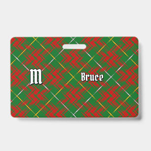 Clan Bruce Hunting Tartan Badge