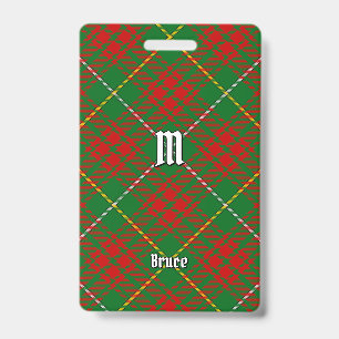 Clan Bruce Hunting Tartan Badge