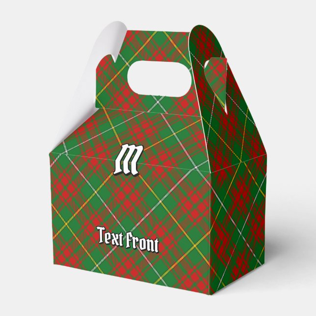 Clan Bruce Hunting Tartan Favor Box (Front Side)