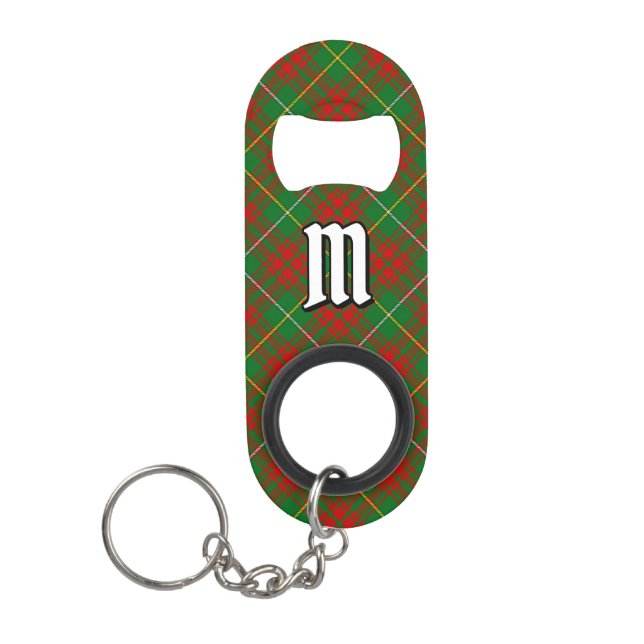 Clan Bruce Hunting Tartan Keychain Bottle Opener (Front)