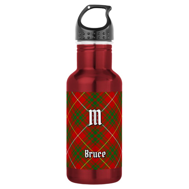 Clan Bruce Tartan 532 Ml Water Bottle (Front)