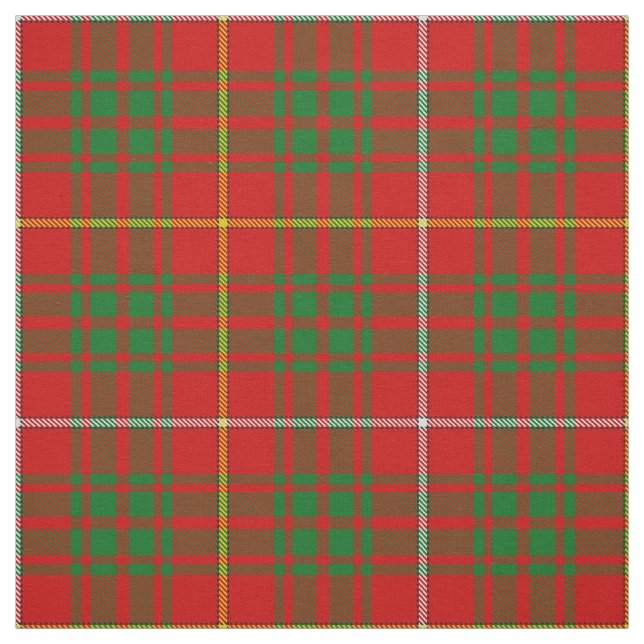 Clan Bruce Tartan Fabric (Swatch)