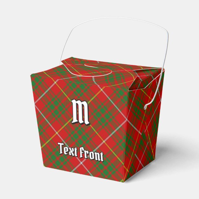 Clan Bruce Tartan Favor Box (Front Side)