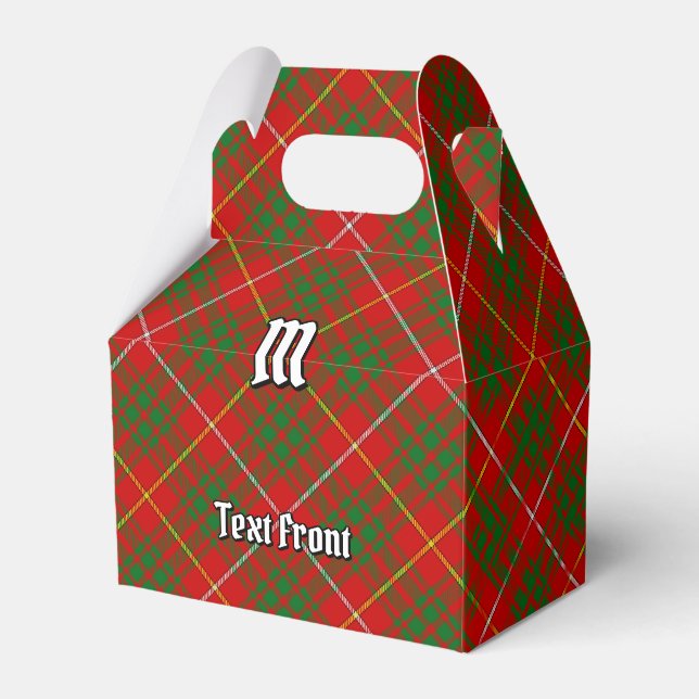 Clan Bruce Tartan Favor Box (Front Side)