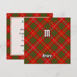 Clan Bruce Tartan Invitation