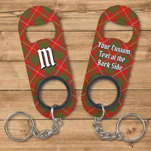 Clan Bruce Tartan Keychain Bottle Opener