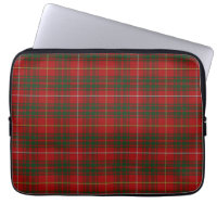 Clan Bruce Tartan Plaid Laptop Cover