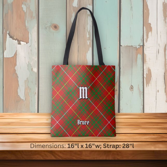 Clan Bruce Tartan Tote Bag (Creator Uploaded)