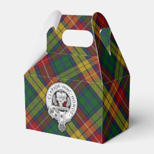 Clan Buchanan Crest & Tartan Favor Box