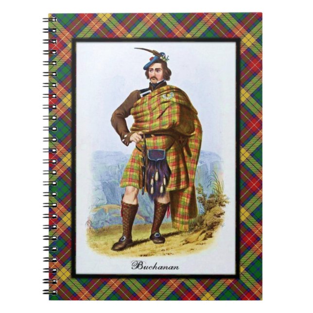 Clan Buchanan Scottish Highland Dreams Notebook (Front)