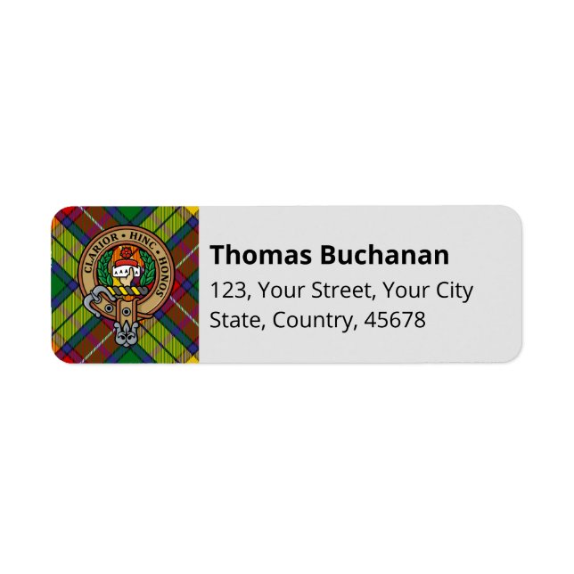 Clan Buchanan Tartan (Devant)