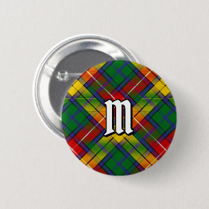 Clan Buchanan Tartan 2 Inch Round Button
