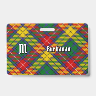 Clan Buchanan Tartan Badge