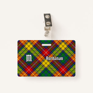 Clan Buchanan Tartan Badge