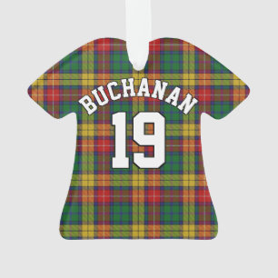 Clan Buchanan Tartan Christmas Jersey Ornament