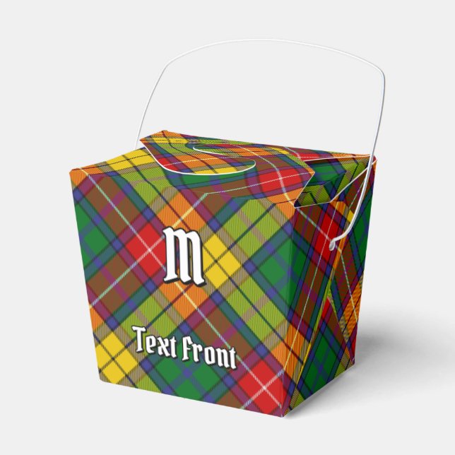 Clan Buchanan Tartan Favor Box (Front Side)