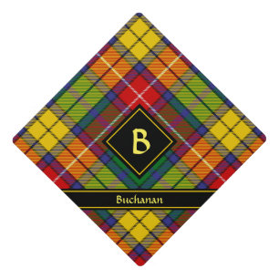 Clan Buchanan Tartan Graduation Cap Topper