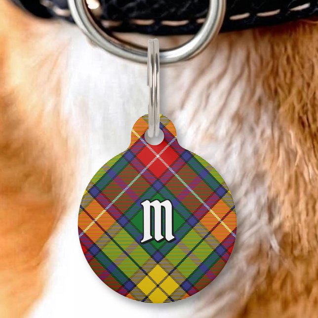Clan Buchanan Tartan Pet Tag (Creator Uploaded)