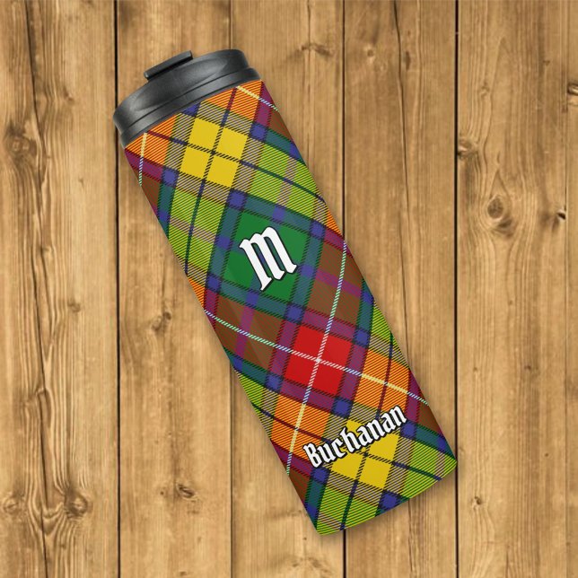 Clan Buchanan Tartan Thermal Tumbler (Creator Uploaded)