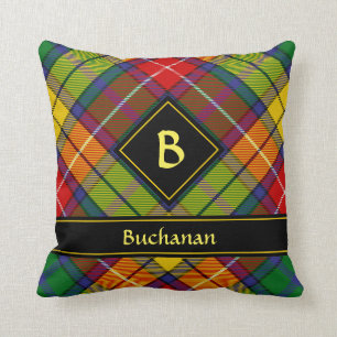 Clan Buchanan Tartan Throw Pillow