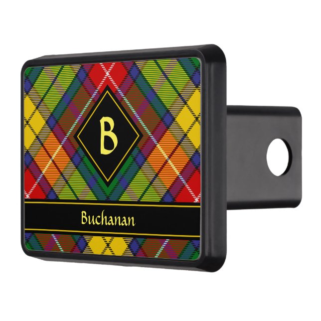 Clan Buchanan Tartan Trailer Hitch Cover (Left)