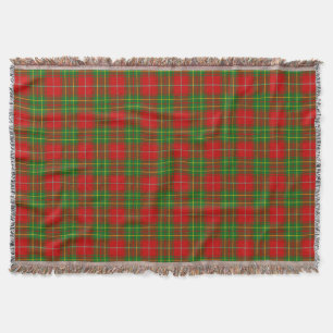 Clan Burnett Tartan Throw Blanket