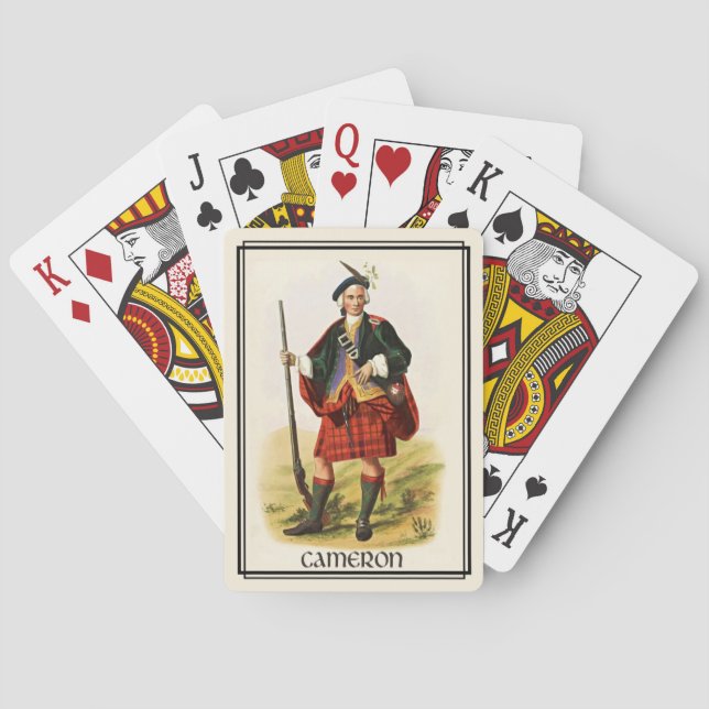 Clan Cameron Classic Scotland Playing Cards (Back)