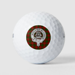 Clan Cameron Crest & Tartan Golf Balls