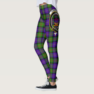 Clan Cameron Crest Tartan Scotstee Leggings pour f