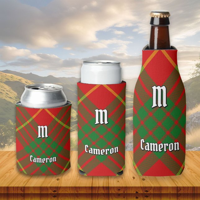 Clan Cameron Tartan Bottle Cooler (Creator Uploaded)