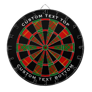 Clan Cameron Tartan Dartboard