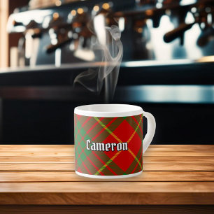 Clan Cameron Tartan Espresso Cup
