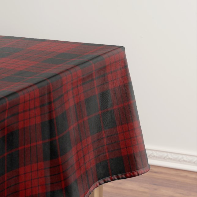 Clan Cameron Tartan Plaid Tablecloth (In Situ)