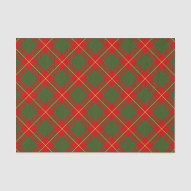 Clan Cameron Tartan Tissue Paper (Front)