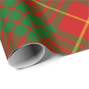 Clan Cameron Tartan Wrapping Paper
