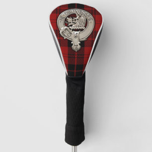 Clan Campbell Crest & Armaddie Tartan Golf Head Cover