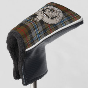 Clan Campbell Crest & Hunting Tartan Golf Head Cover