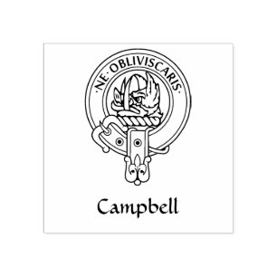Clan Campbell Crest Rubber Stamp