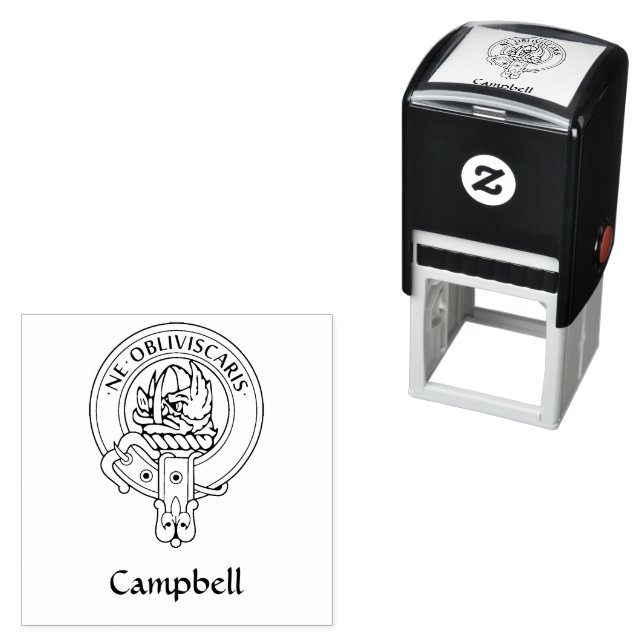 Clan Campbell Crest  Self-inking Stamp (In Situ)